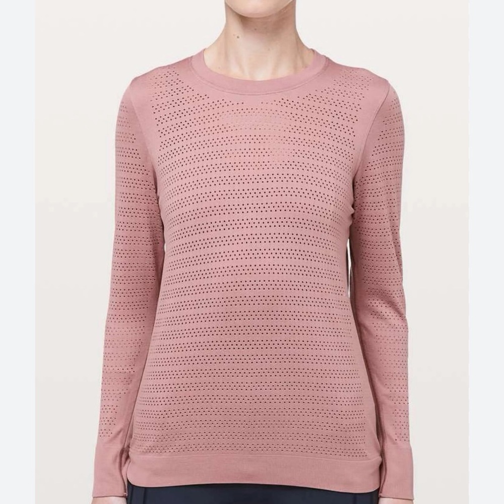 Lululemon breeze by long sleeves squad size 6-8